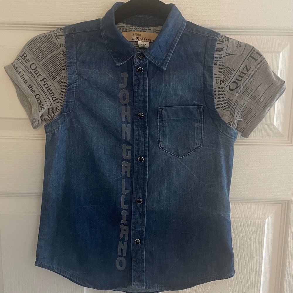 John Galliano Kids Denim shirt Size 6